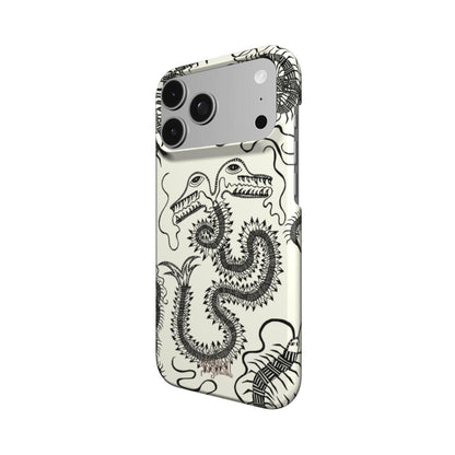 BUG FISH - Snap Phone Case black & white