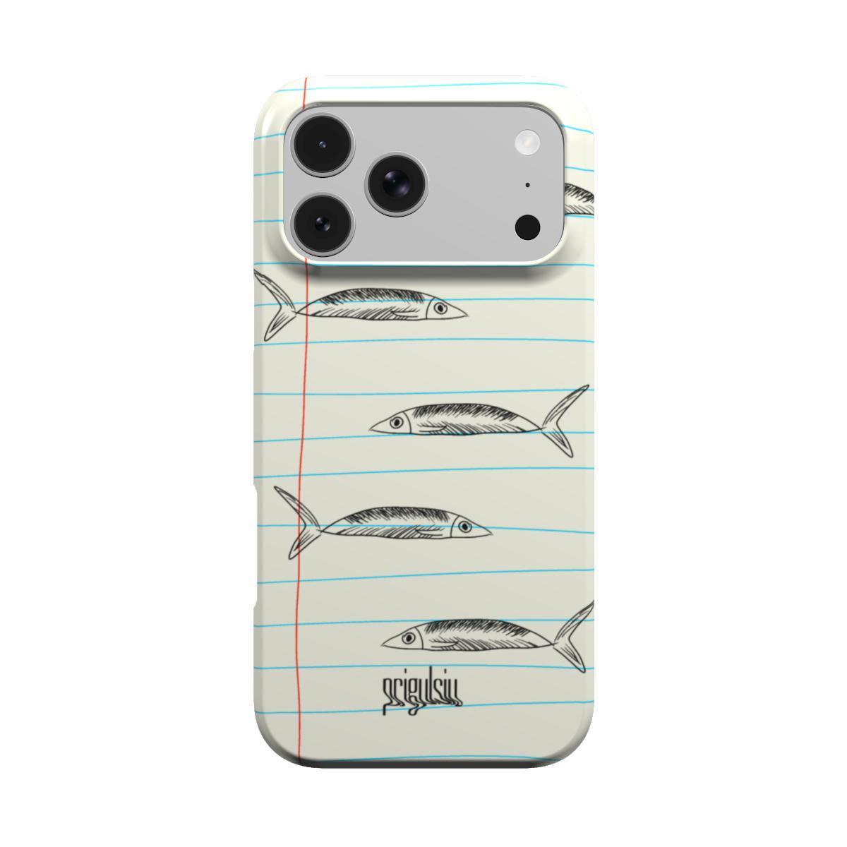 TAKE NOTES, SARDINE - Tough Phone Case