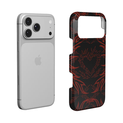 MORE - Snap Phone Case black & red