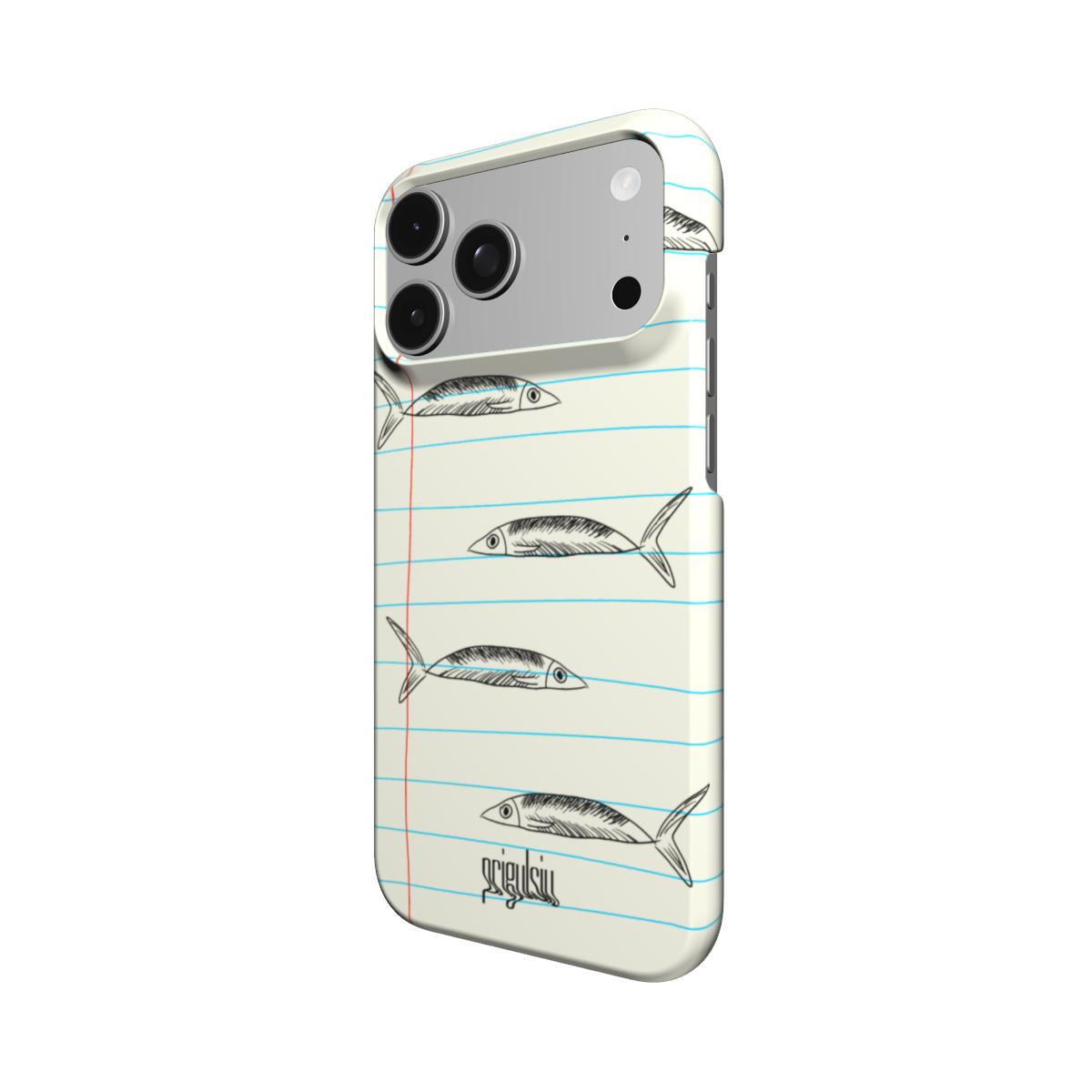 TAKE NOTES, SARDINE - Snap Phone Case
