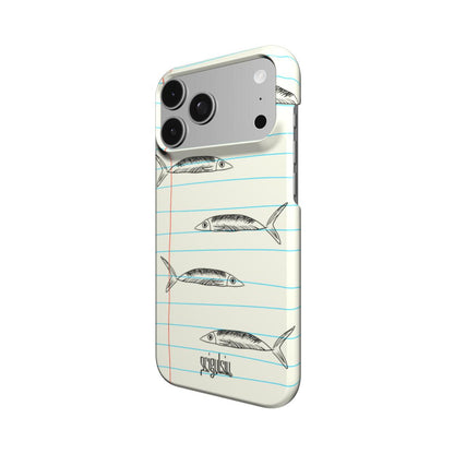 TAKE NOTES, SARDINE - Snap Phone Case
