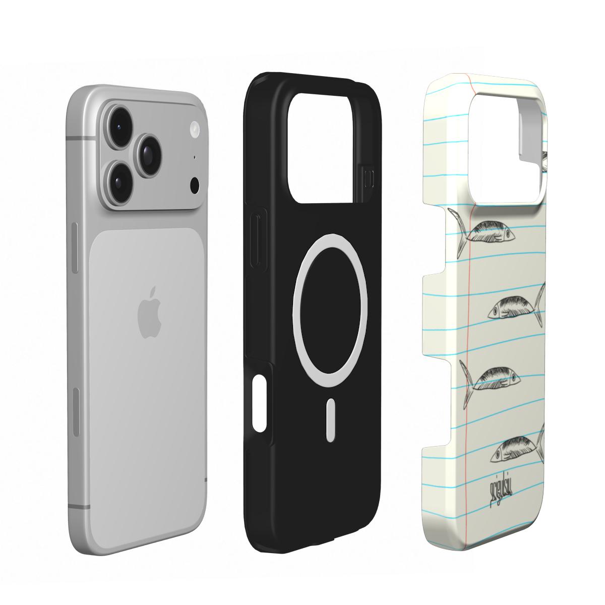 TAKE NOTES, SARDINE - MagSafe Tough Phone Case
