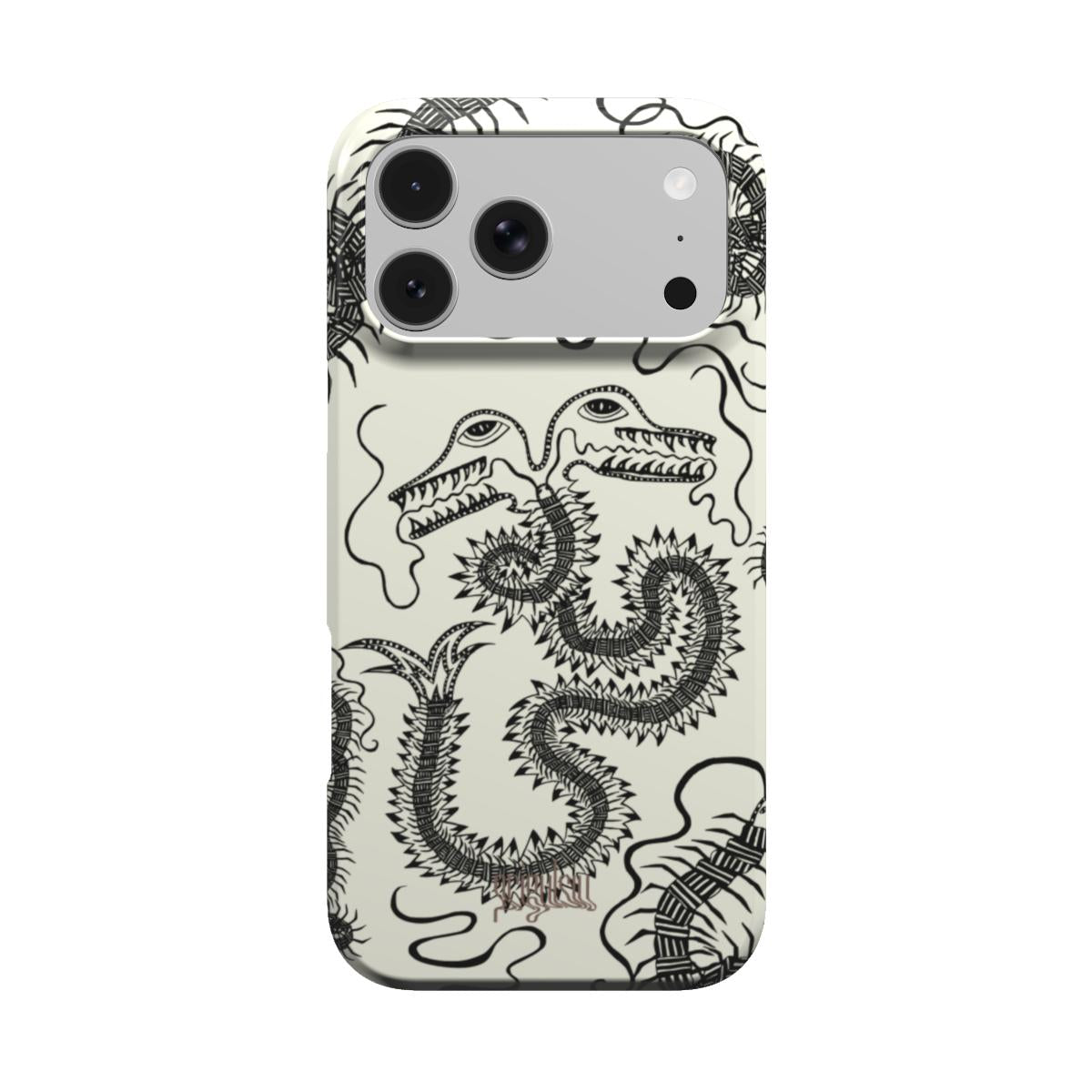 BUG FISH - MagSafe Tough Phone Case black & white