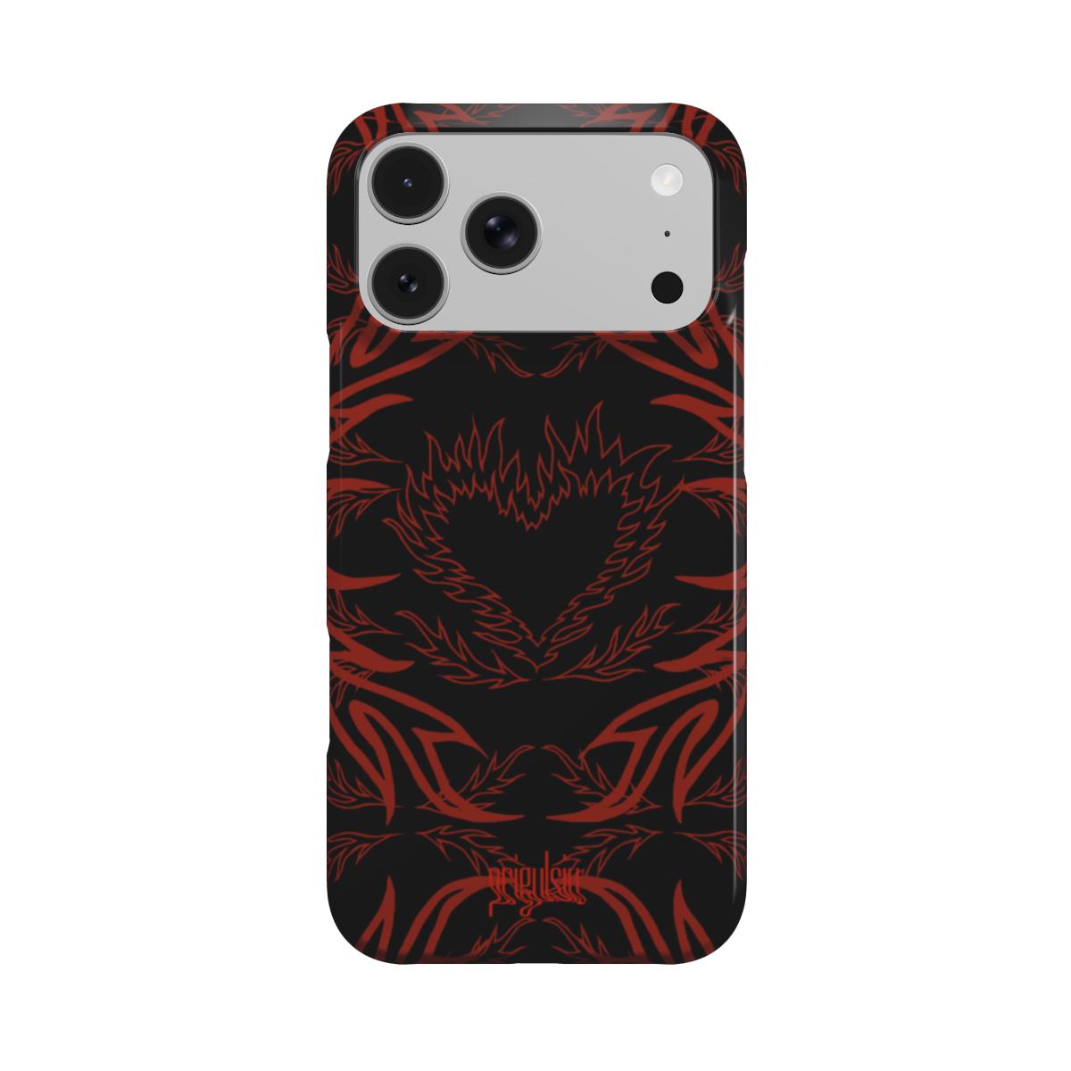MORE - Snap Phone Case black & red
