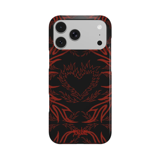MORE - Snap Phone Case black & red