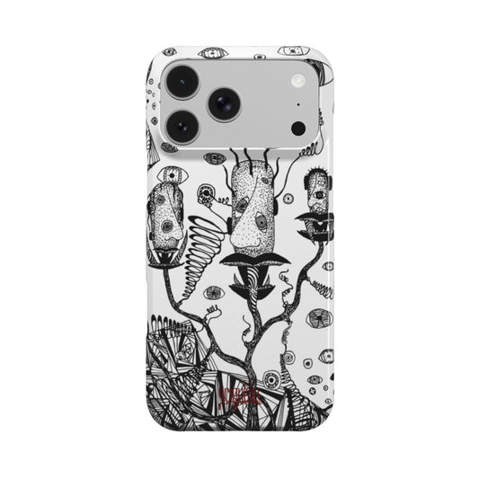 LOST HEADS - Snap Phone Case black & white
