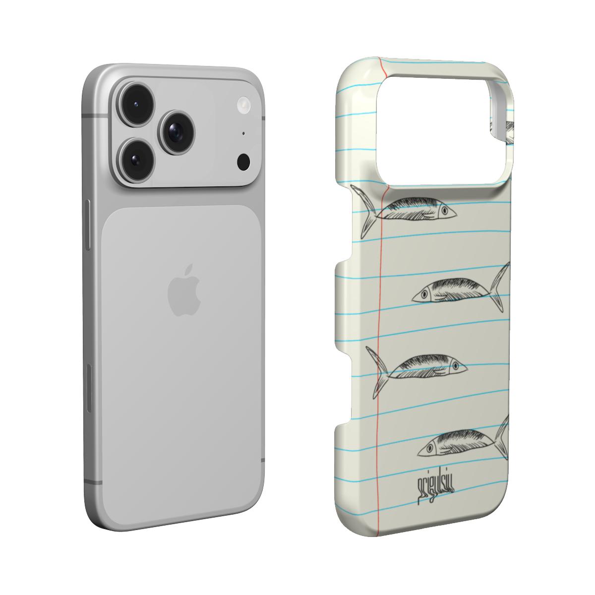 TAKE NOTES, SARDINE - Snap Phone Case